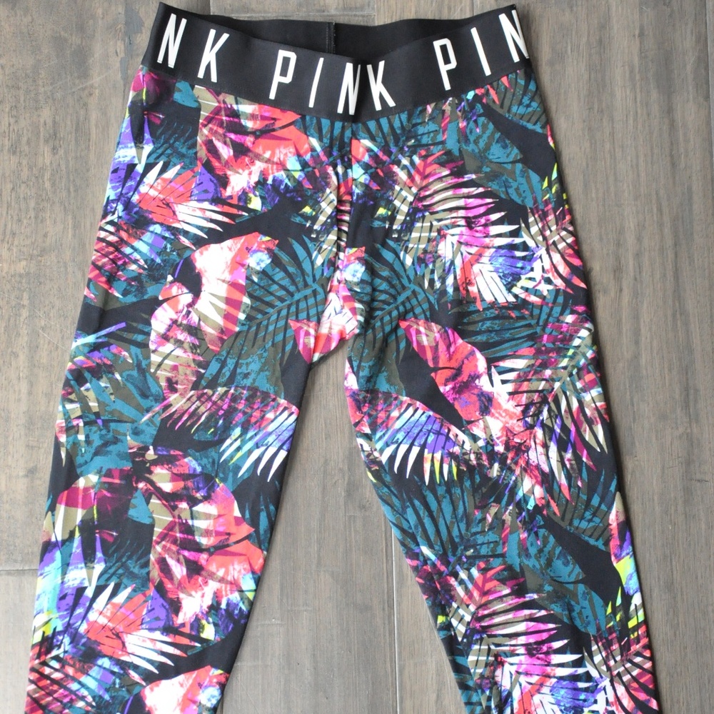 PINK - Cropped Ultimate Legging - Multicolored
